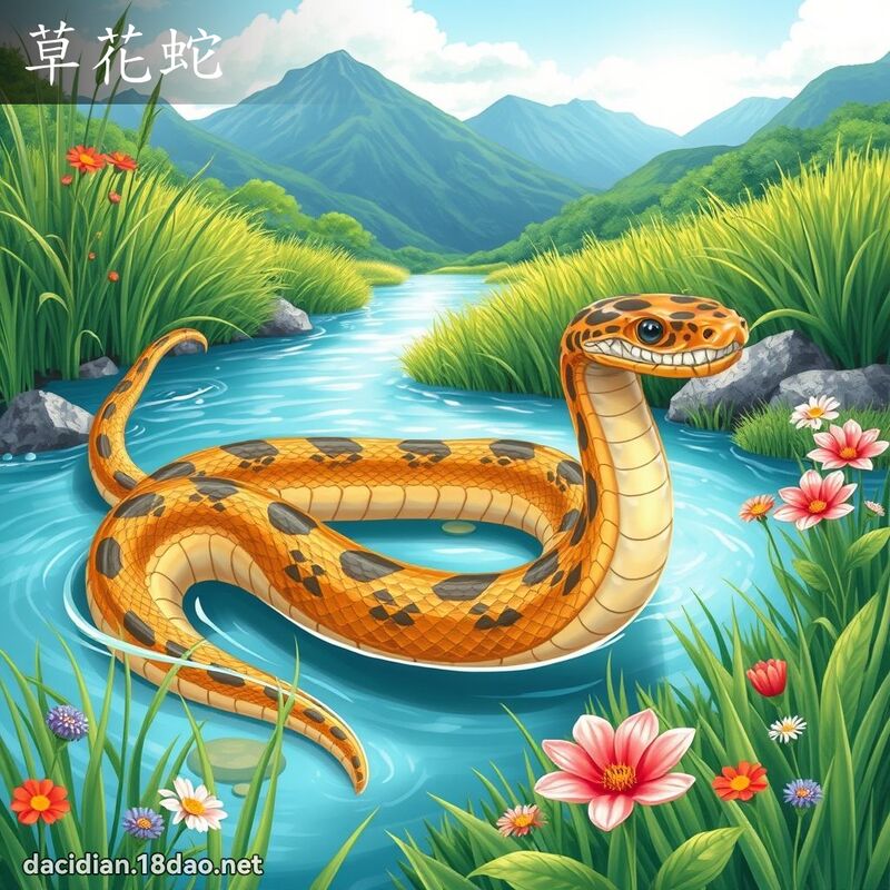 草花蛇 - 国语大辞典配图