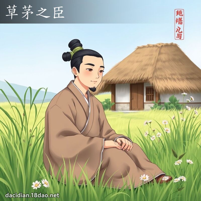 草茅之臣 - 國語大辭典配圖