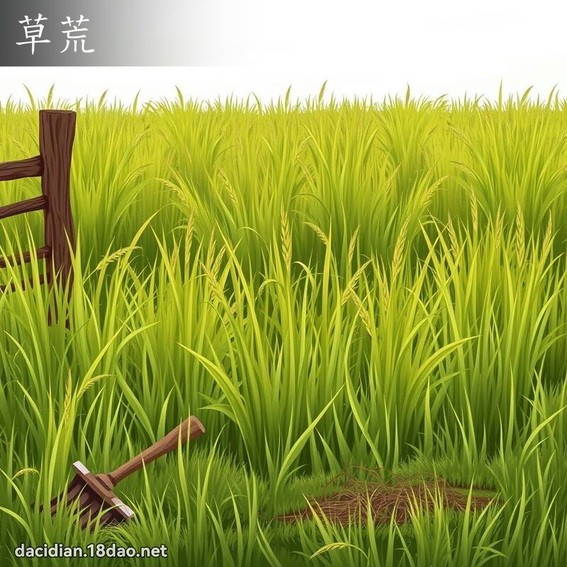 草荒 - 国语大辞典配图