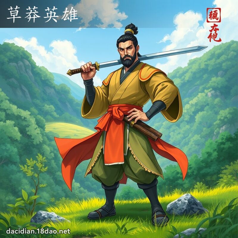 草莽英雄 - 国语大辞典配图