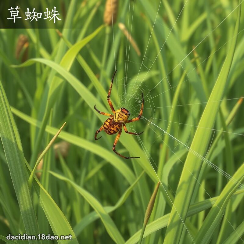 草蜘蛛 - 國語大辭典配圖