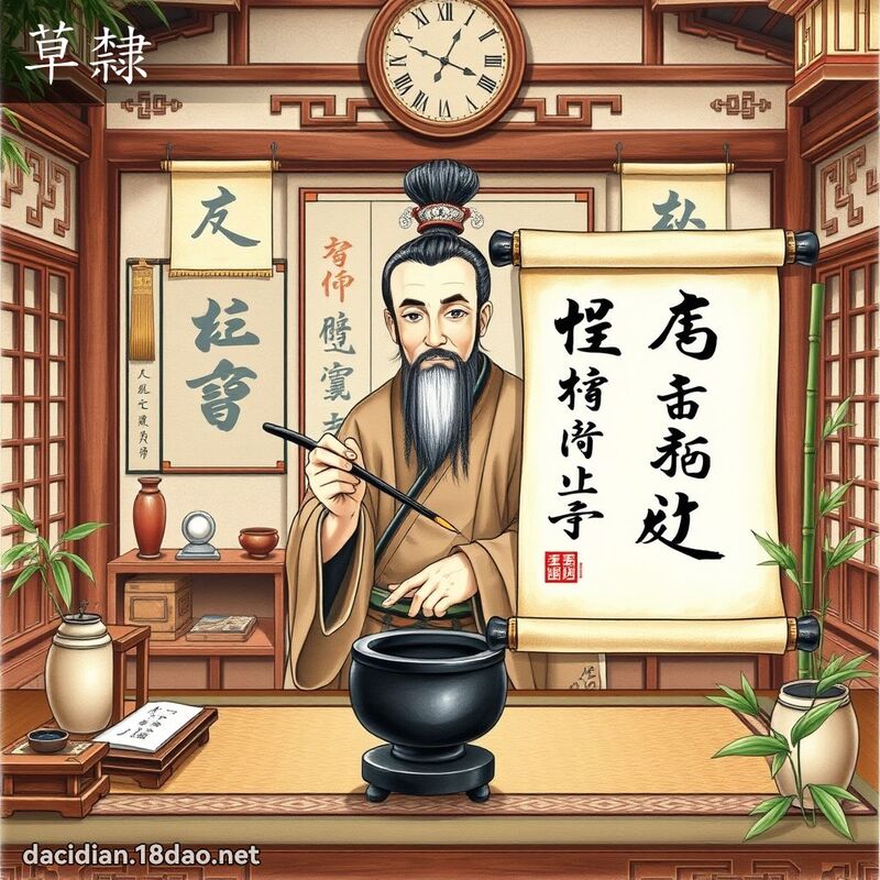 草隶 - 国语大辞典配图
