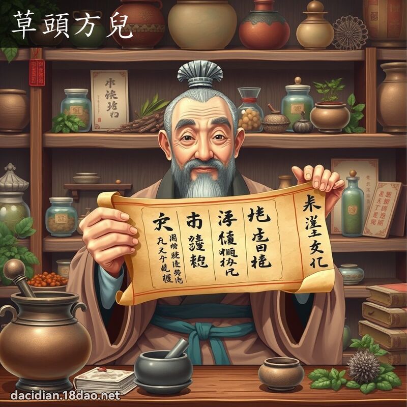 草头方儿 - 国语大辞典配图