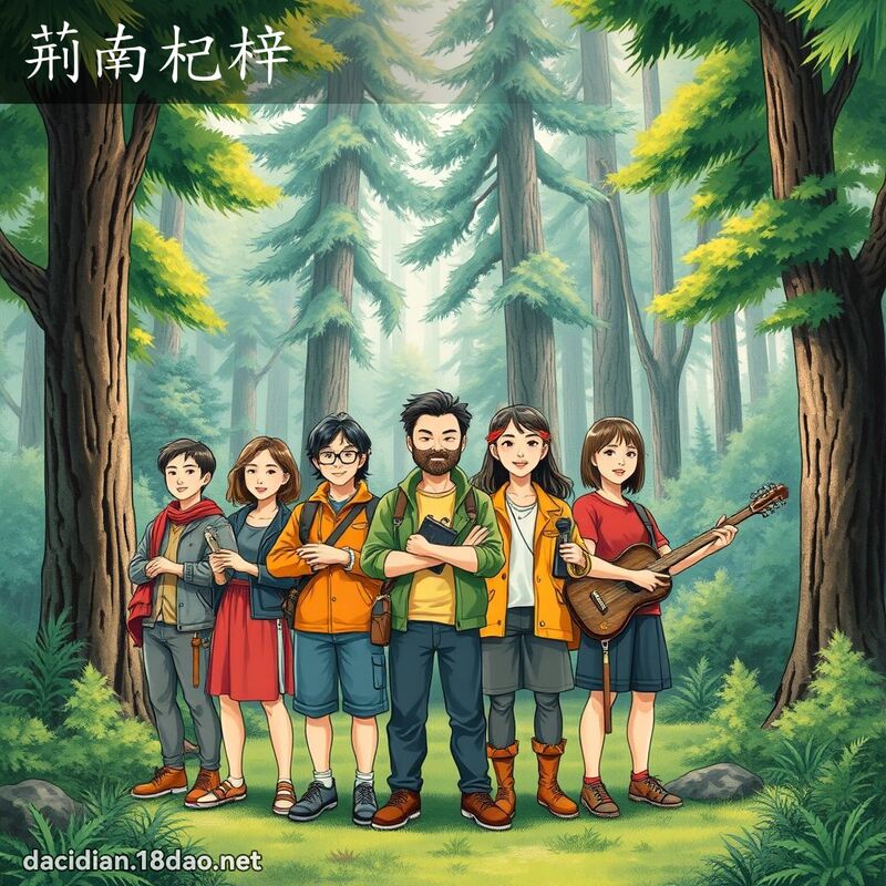 荊南杞梓 - 國語大辭典配圖
