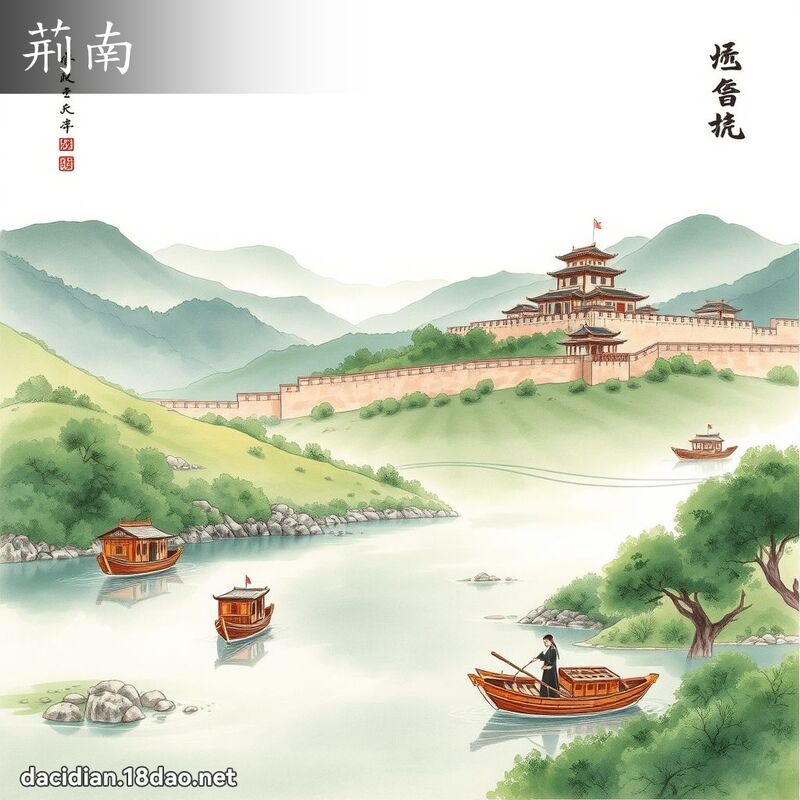 荊南 - 國語大辭典配圖