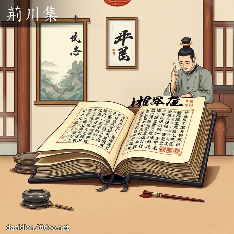 荊川集 - 國語大辭典配圖