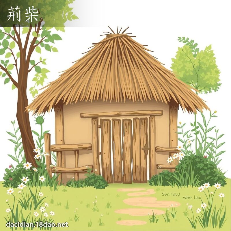 荊柴 - 國語大辭典配圖
