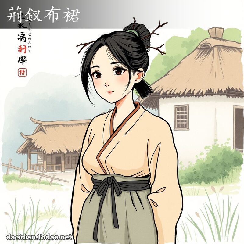 荆釵布裙 - 国语大辞典配图