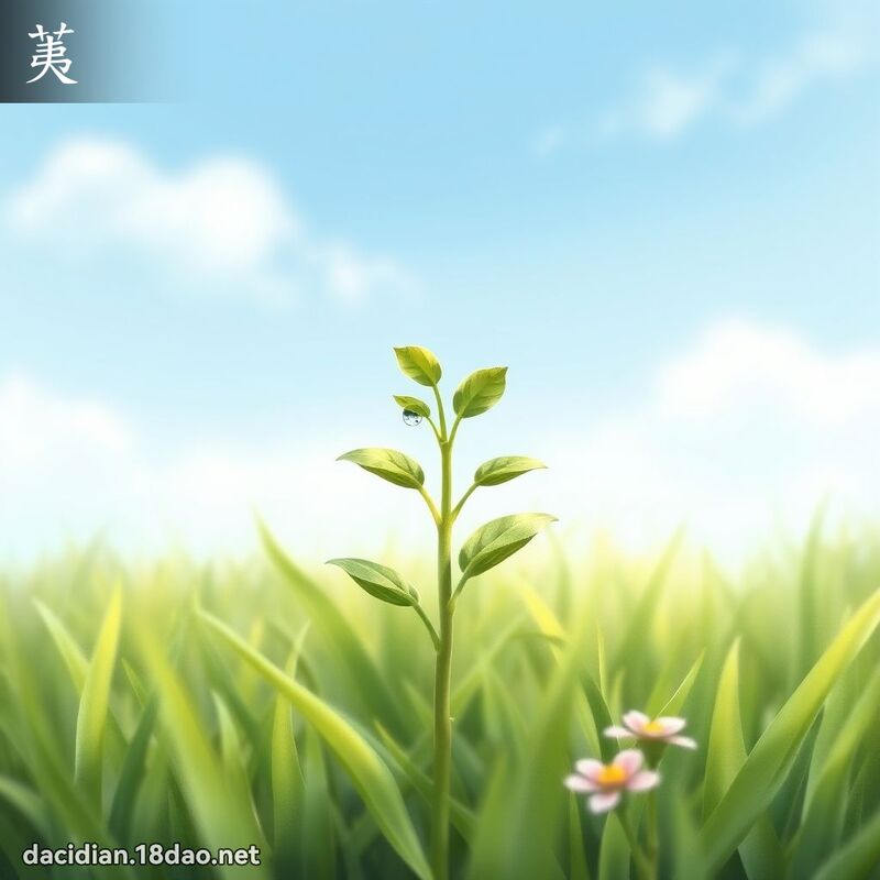 汉字: 荑 (多音字)