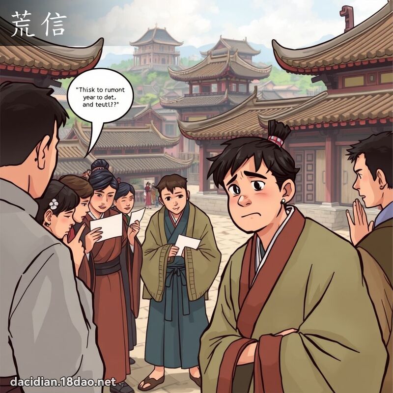 荒信 - 国语大辞典配图