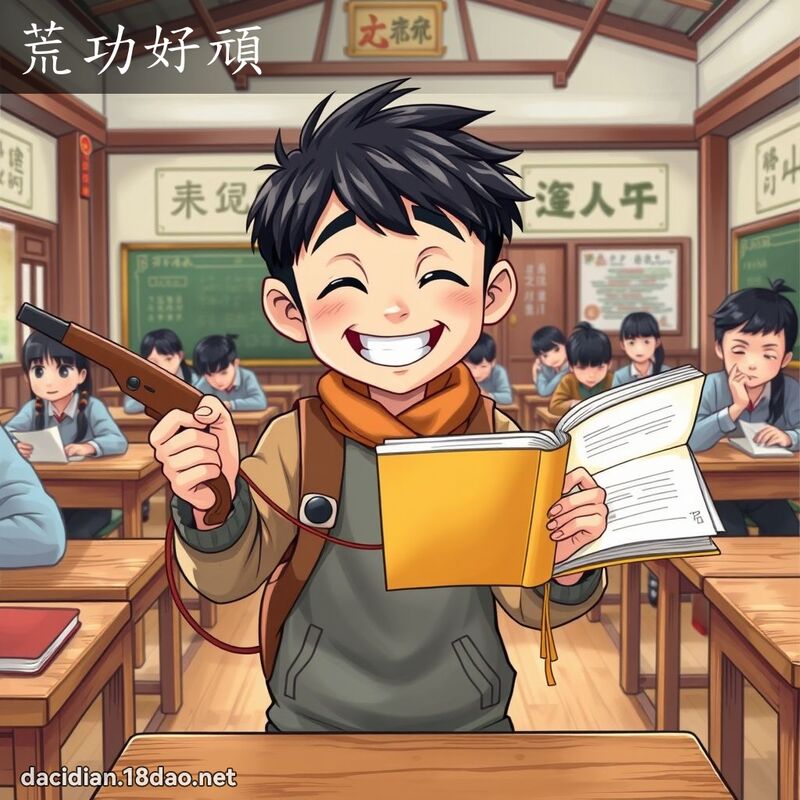 荒功好頑 - 國語大辭典配圖