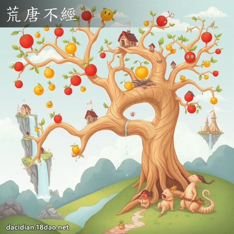 荒唐不经 - 国语大辞典配图
