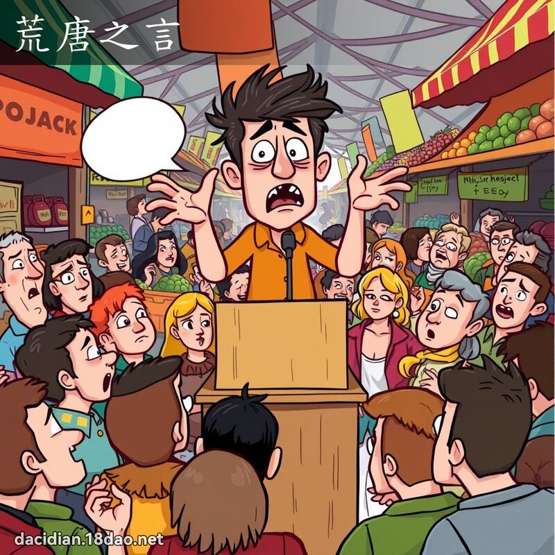 荒唐之言 - 国语大辞典配图