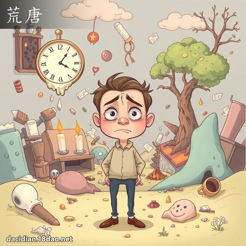荒唐 - 国语大辞典配图
