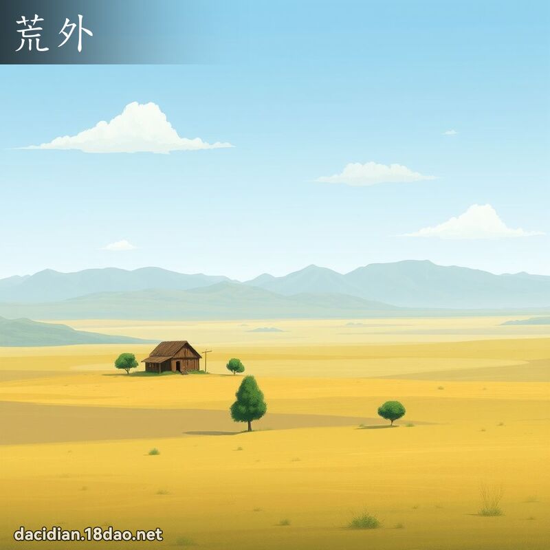 荒外 - 国语大辞典配图