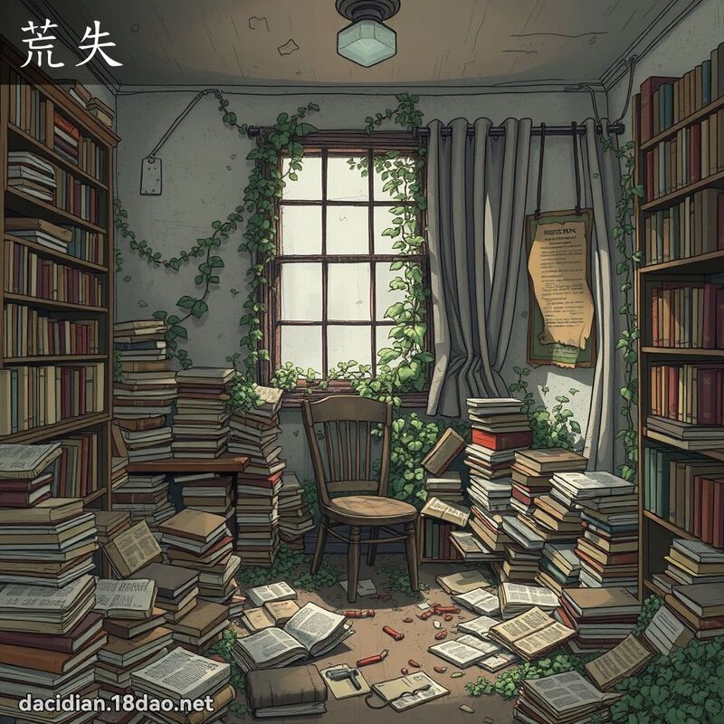 荒失 - 国语大辞典配图