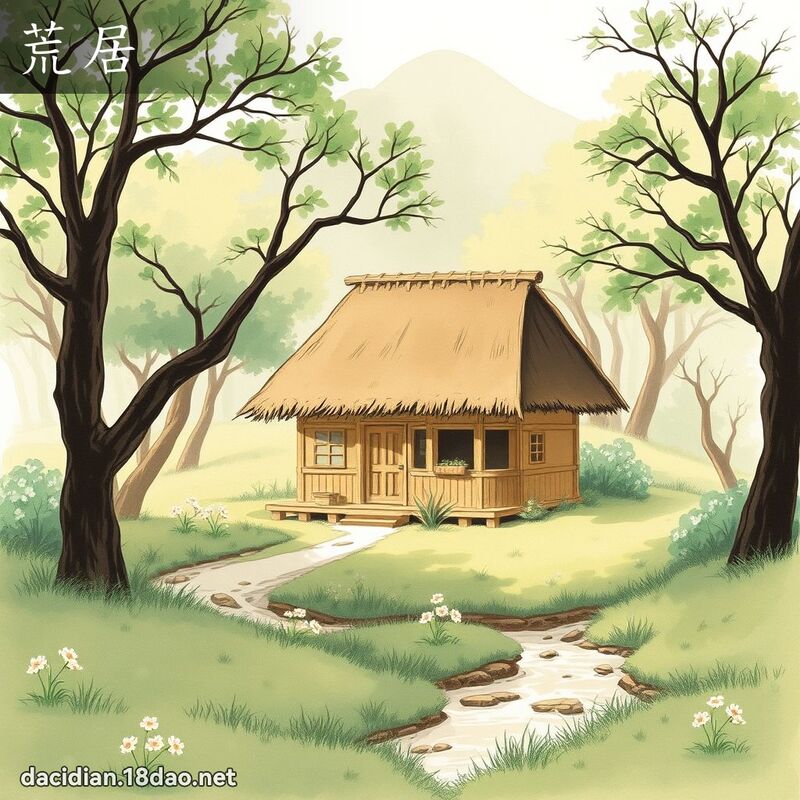荒居 - 国语大辞典配图