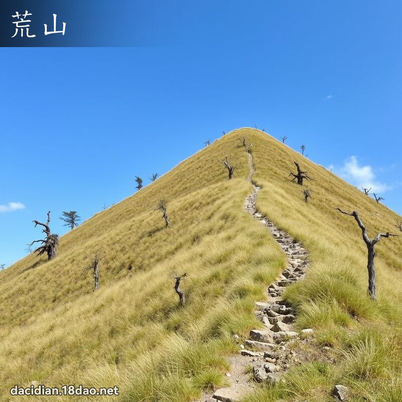 荒山 - 国语大辞典配图
