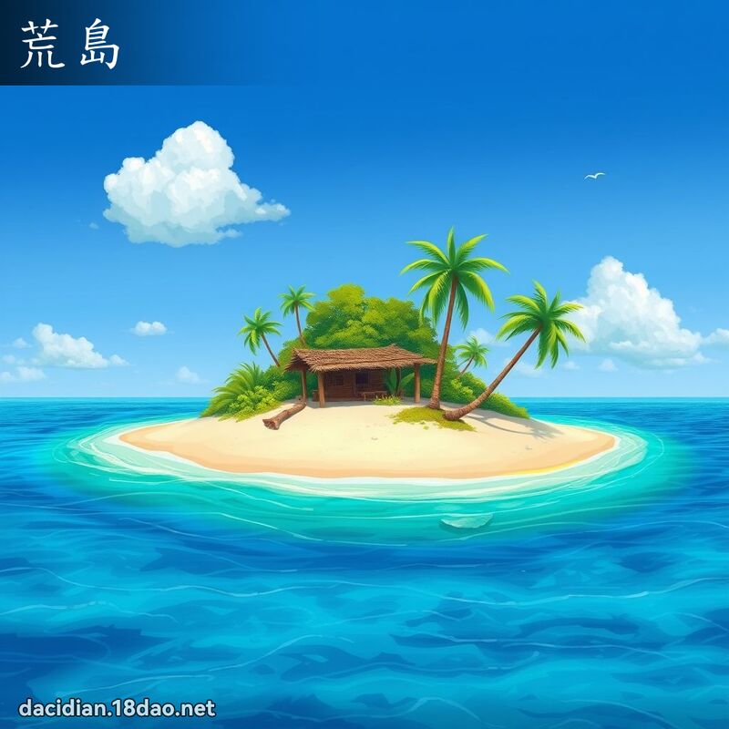 荒岛 - 国语大辞典配图