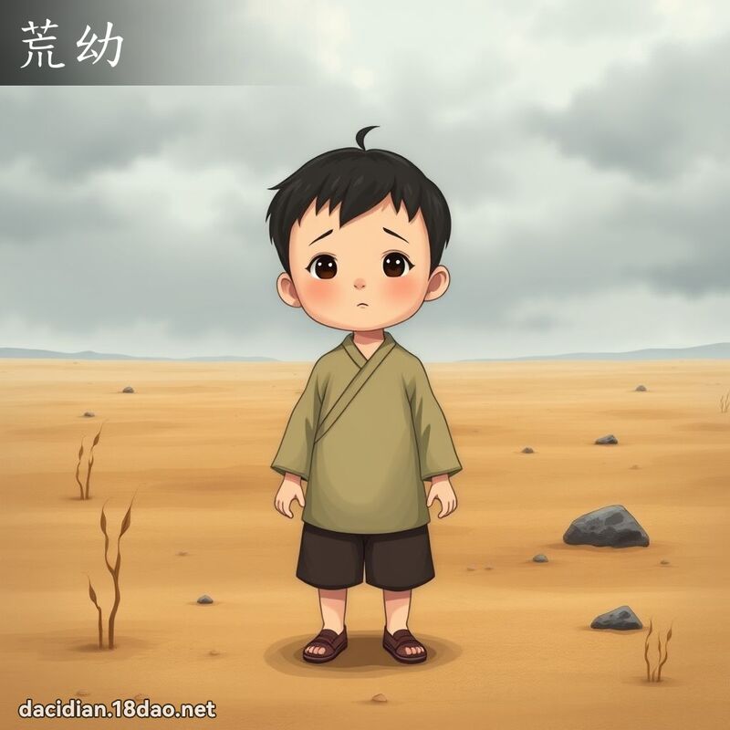 荒幼 - 國語大辭典配圖
