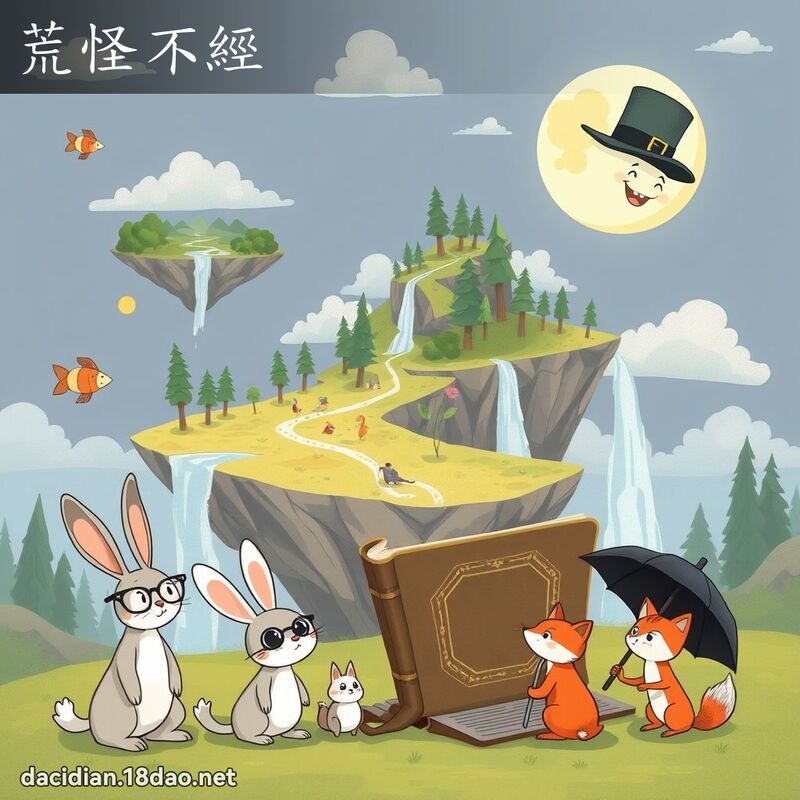 荒怪不經 - 國語大辭典配圖