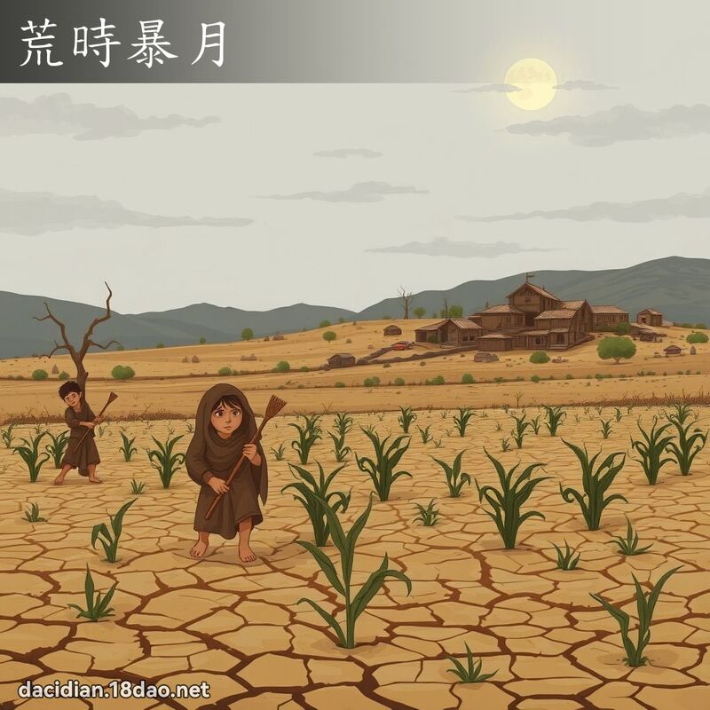 荒時暴月 - 國語大辭典配圖