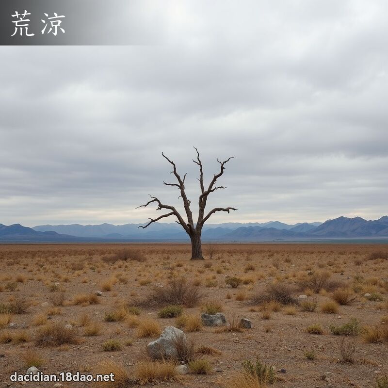 荒凉 - 国语大辞典配图