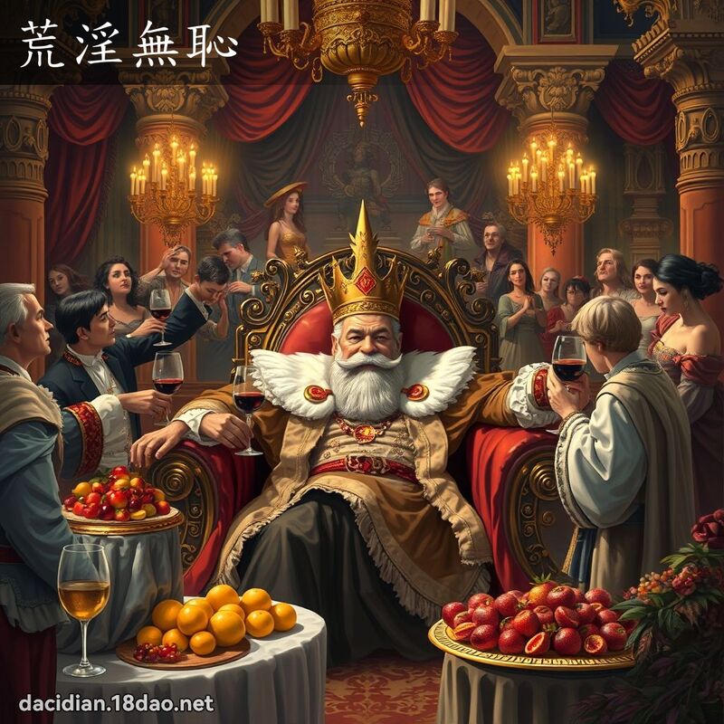 荒淫無恥 - 國語大辭典配圖