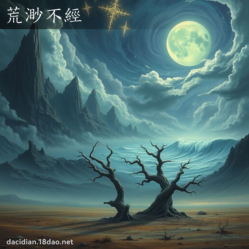 荒渺不經 - 國語大辭典配圖