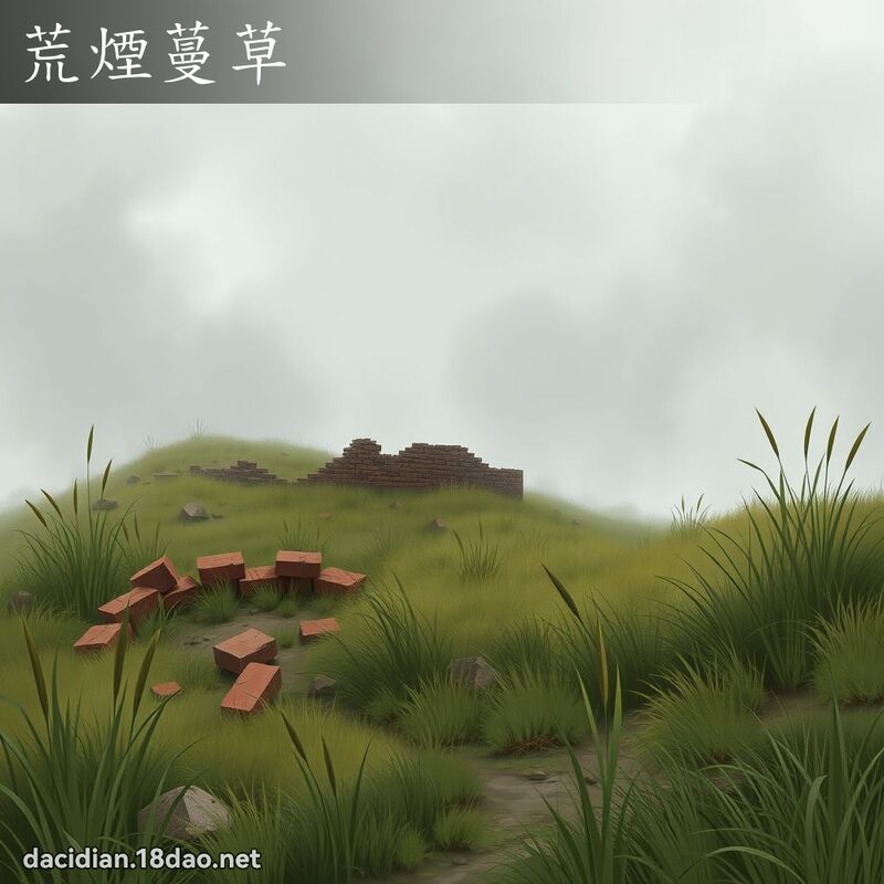 荒煙蔓草 - 國語大辭典配圖