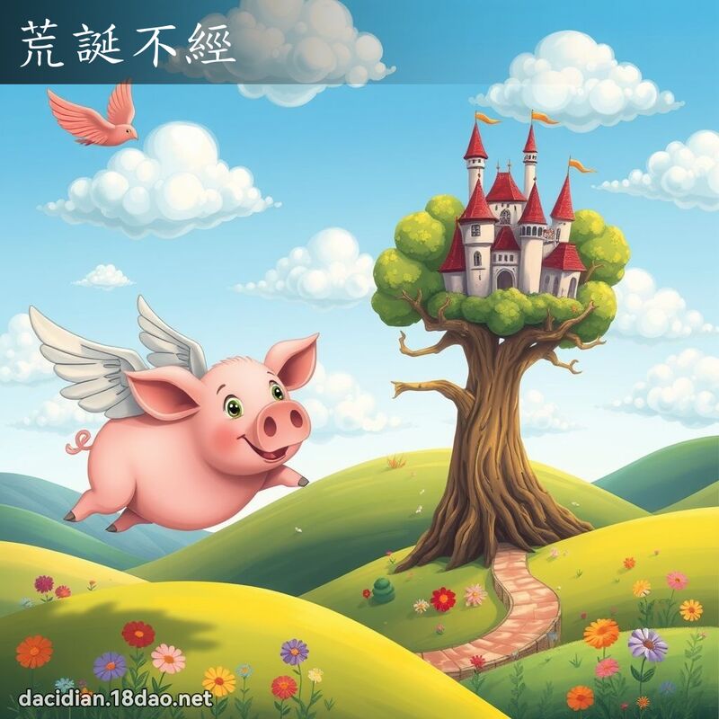 荒誕不經 - 國語大辭典配圖