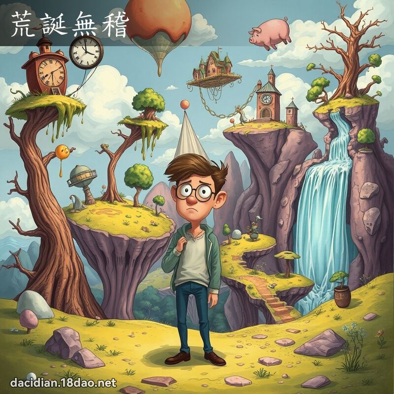 荒誕無稽 - 國語大辭典配圖