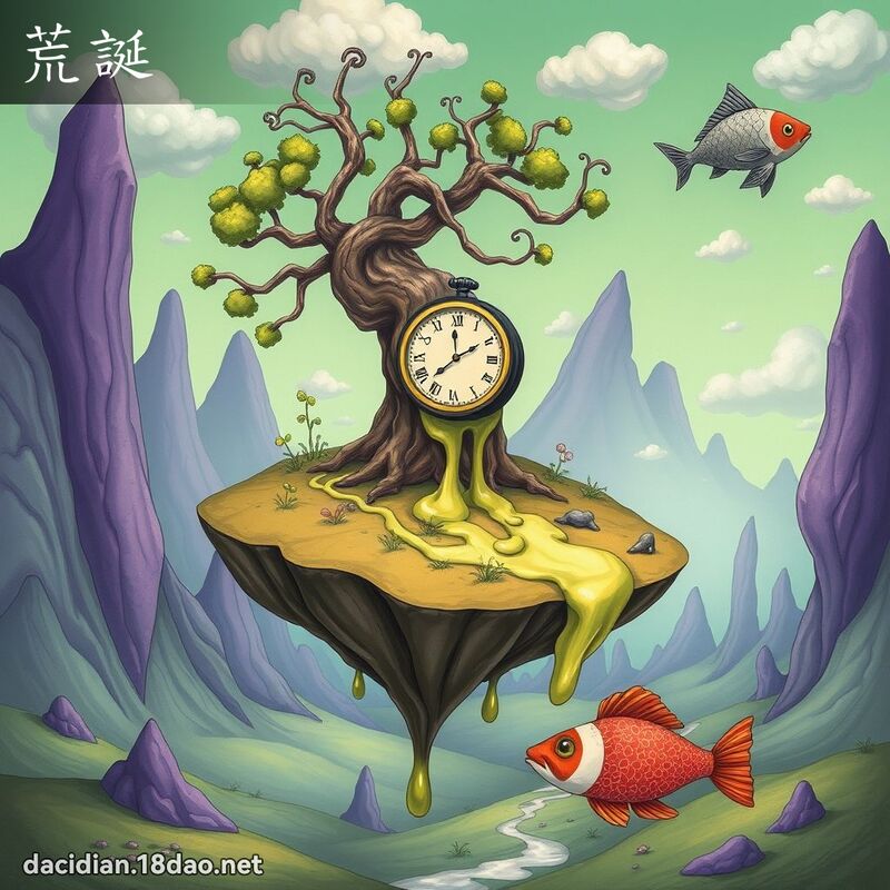 荒诞 - 国语大辞典配图