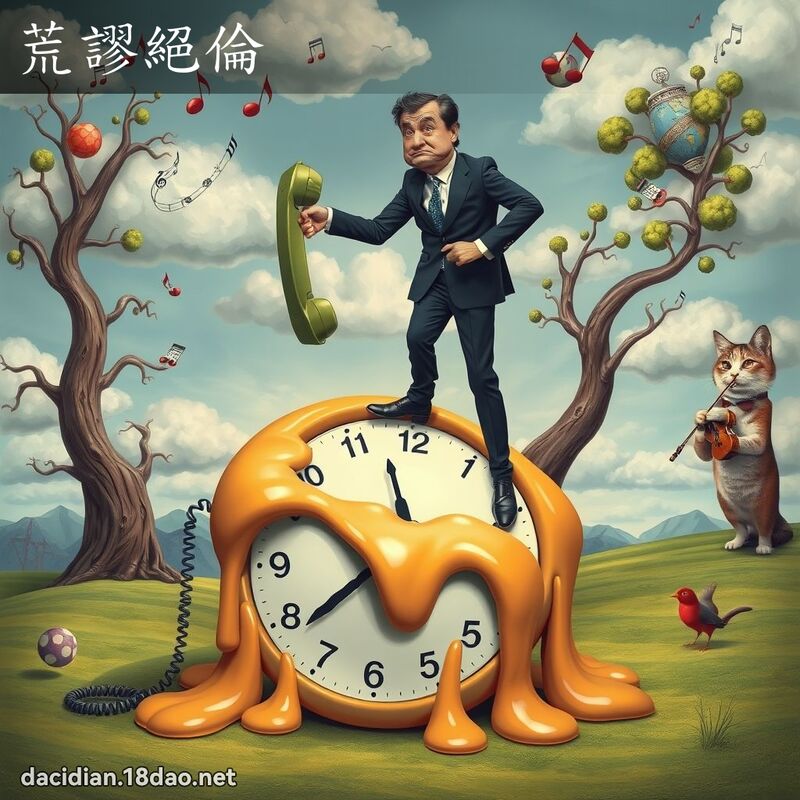 荒謬絕倫 - 國語大辭典配圖
