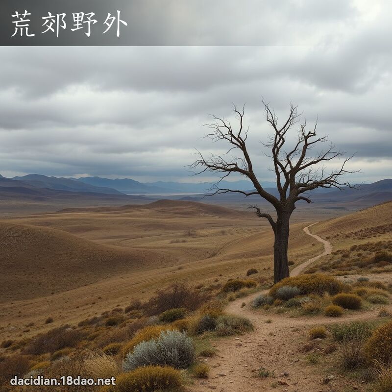荒郊野外 - 國語大辭典配圖
