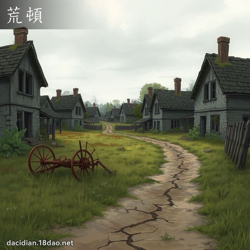 荒顿 - 国语大辞典配图