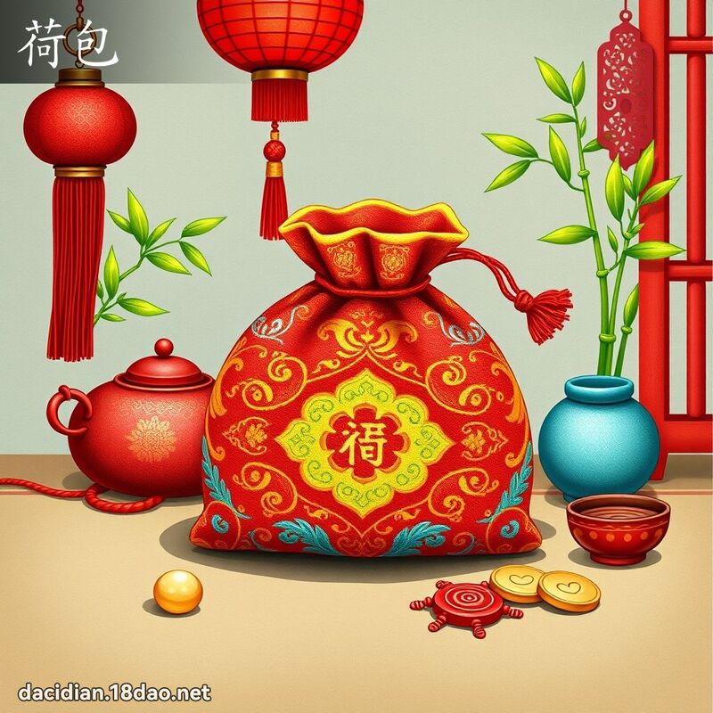 荷包 - 國語大辭典配圖