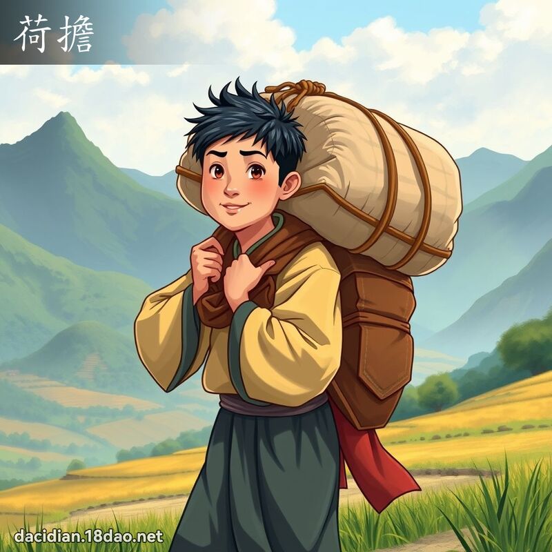 荷担 - 国语大辞典配图