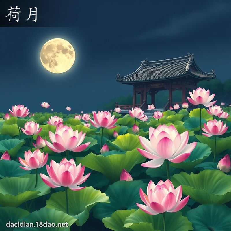 荷月 - 国语大辞典配图