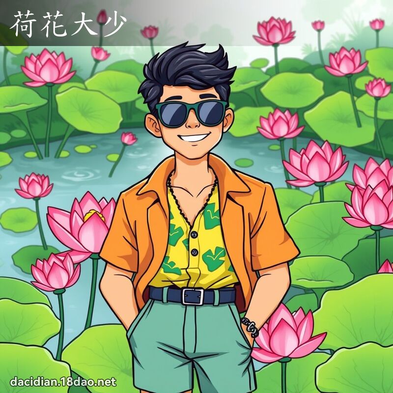 荷花大少 - 國語大辭典配圖