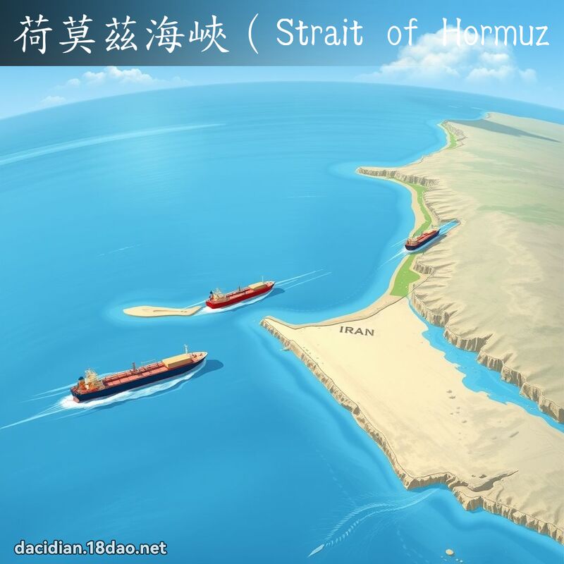 荷莫茲海峽（Strait of Hormuz） - 國語大辭典配圖
