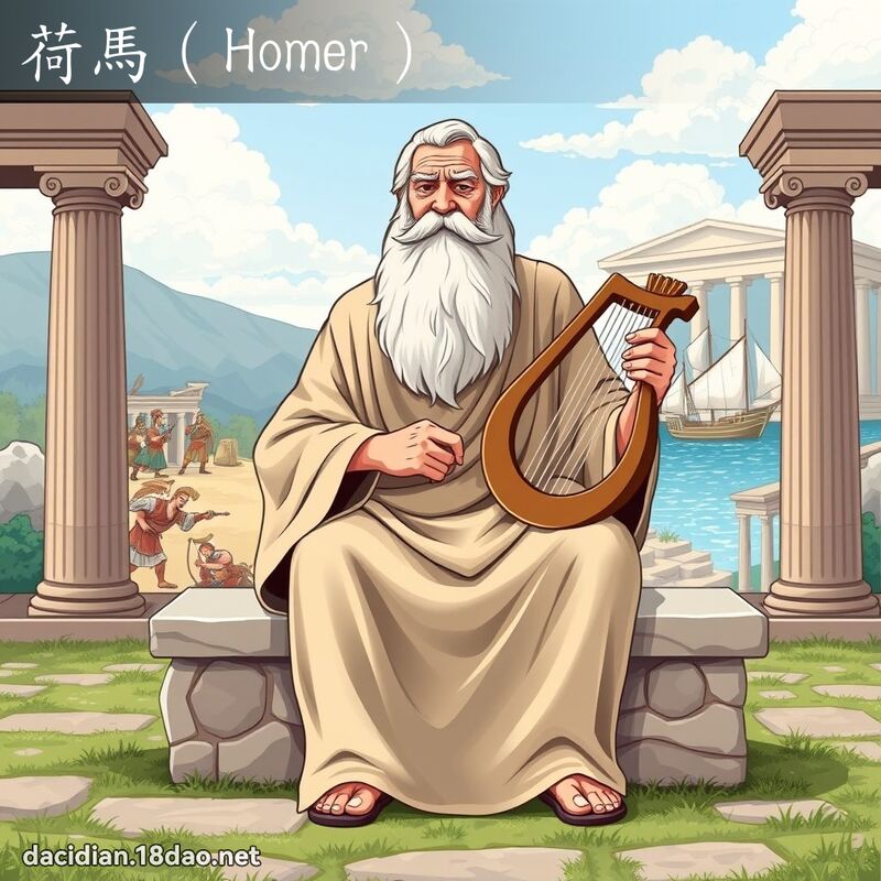 荷馬（Homer） - 國語大辭典配圖
