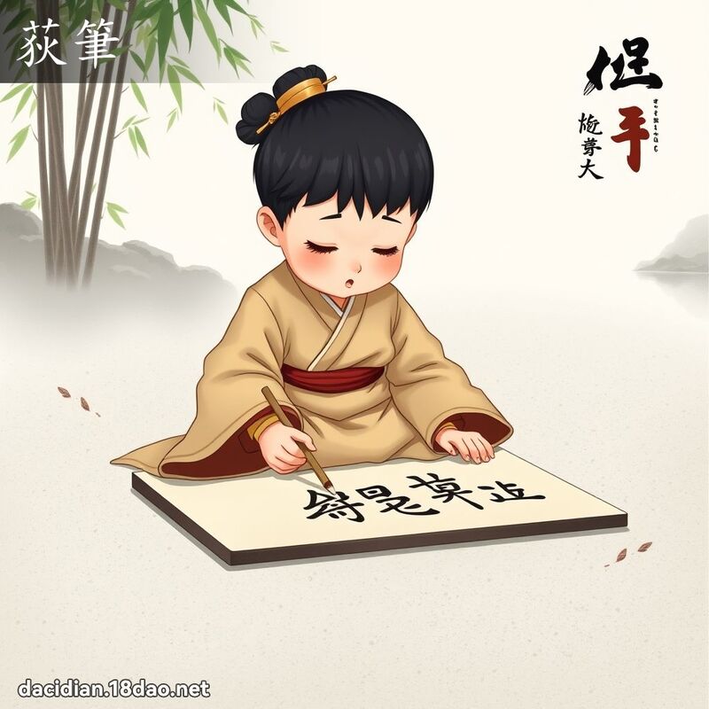 荻筆 - 國語大辭典配圖