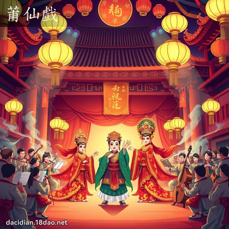 莆仙戲 - 國語大辭典配圖