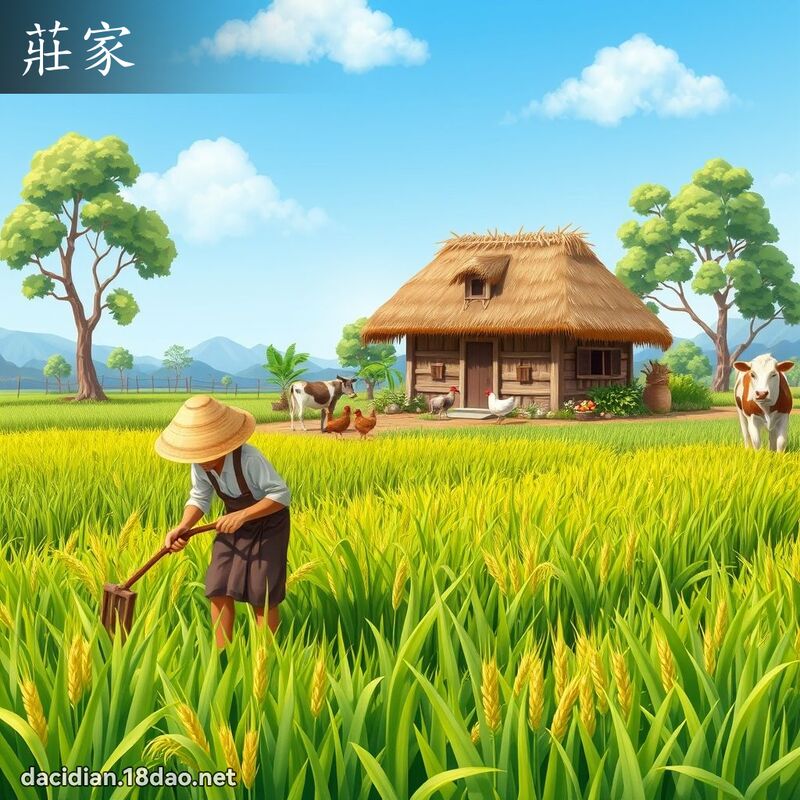 莊家 - 國語大辭典配圖