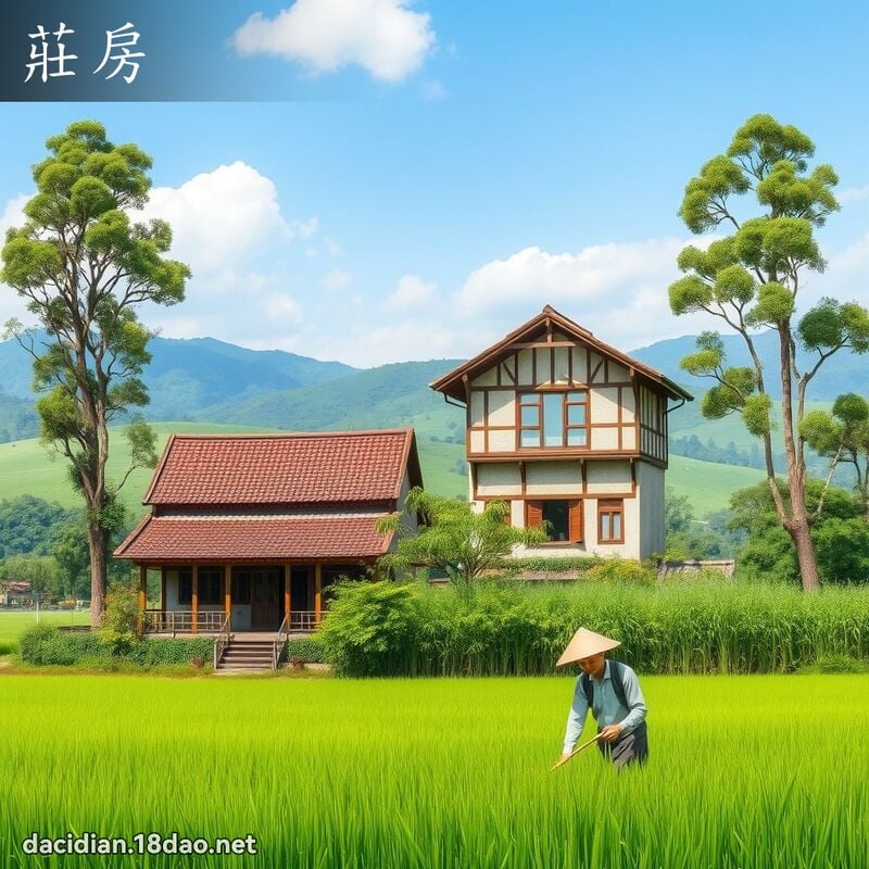 莊房 - 國語大辭典配圖