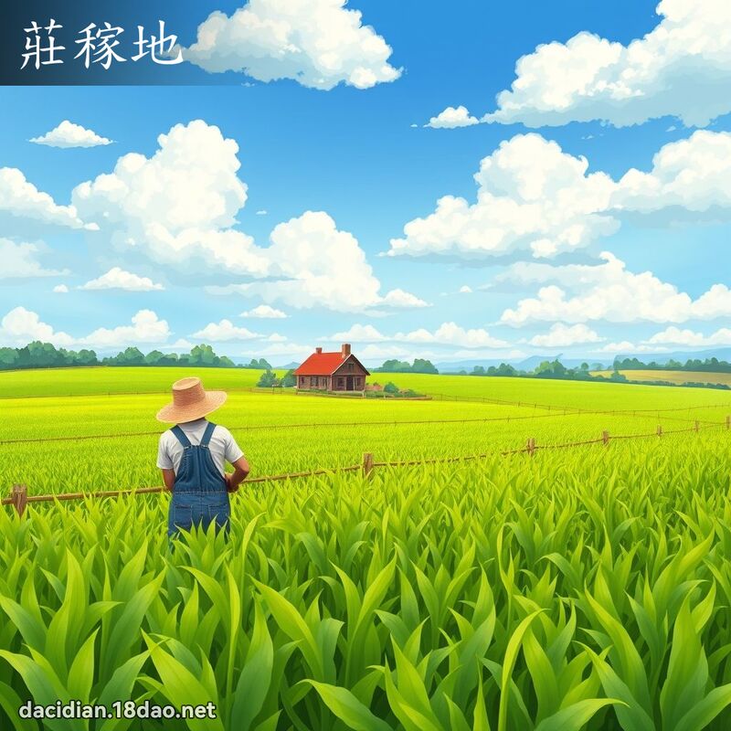 莊稼地 - 國語大辭典配圖