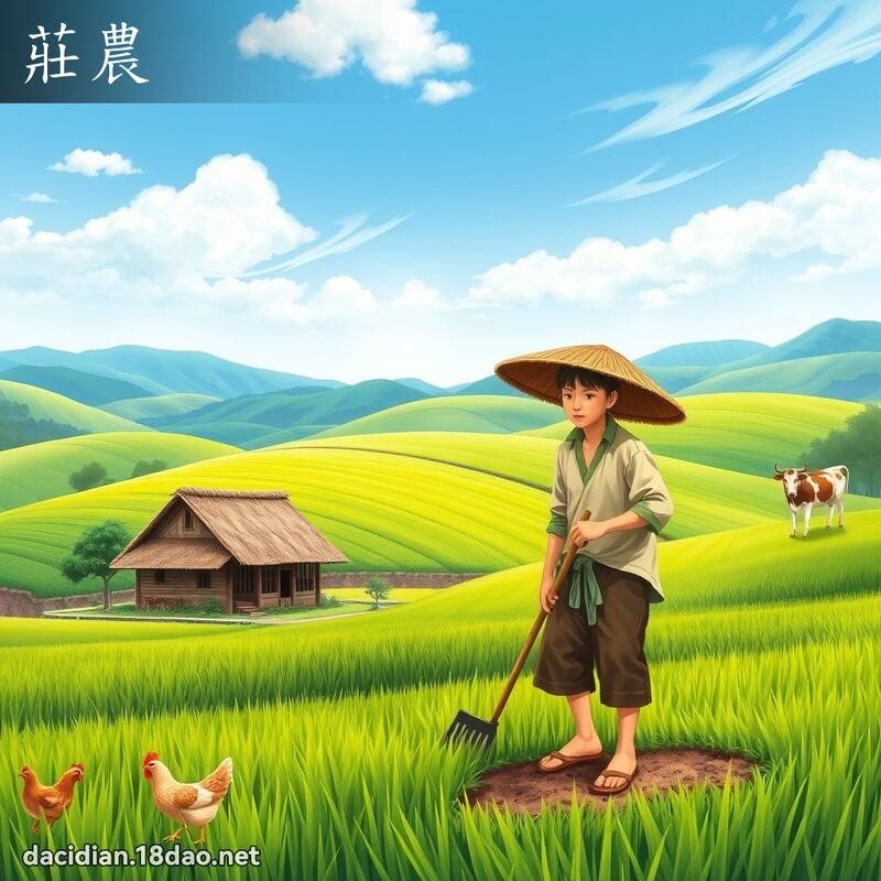 莊農 - 國語大辭典配圖