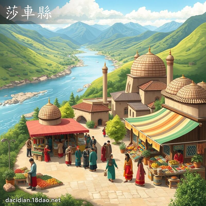 莎車縣 - 國語大辭典配圖