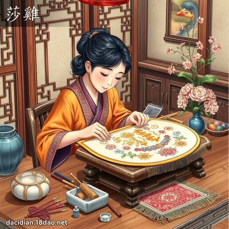 莎鸡 - 国语大辞典配图
